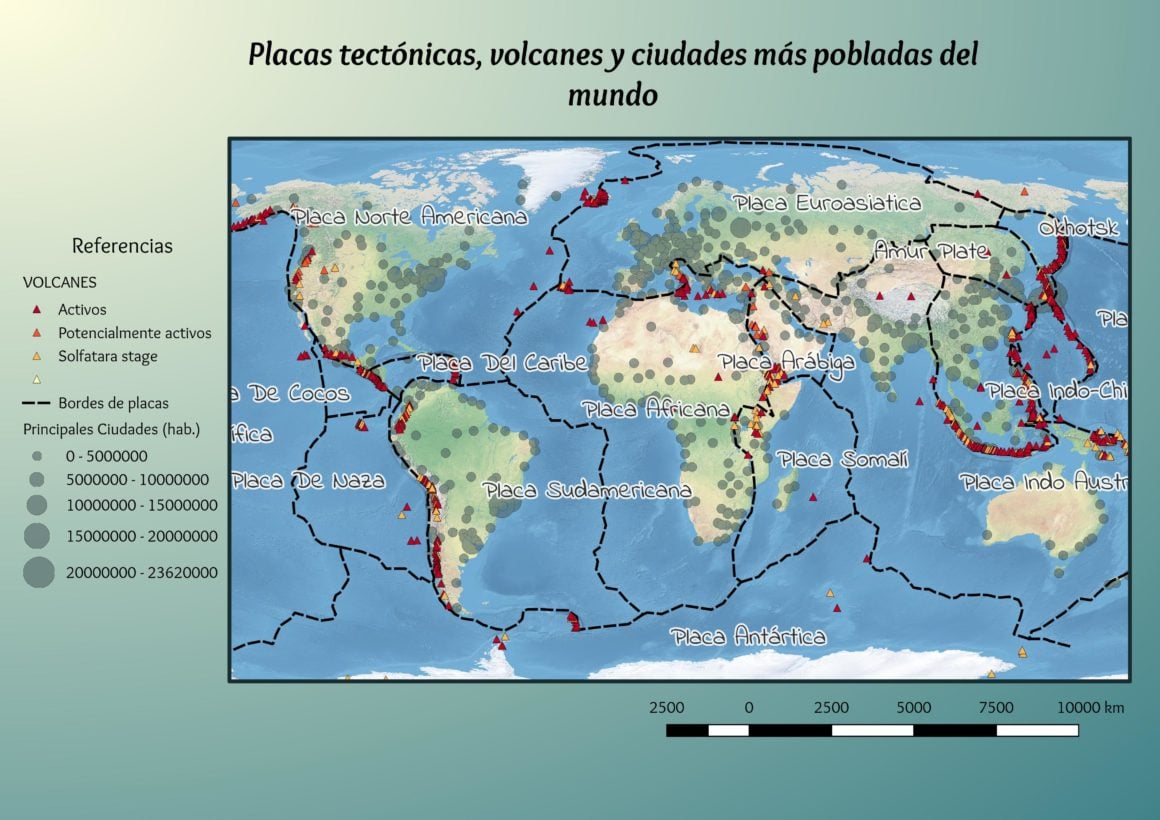 Mapa De Placas Tectónicas | Tercer Espacio